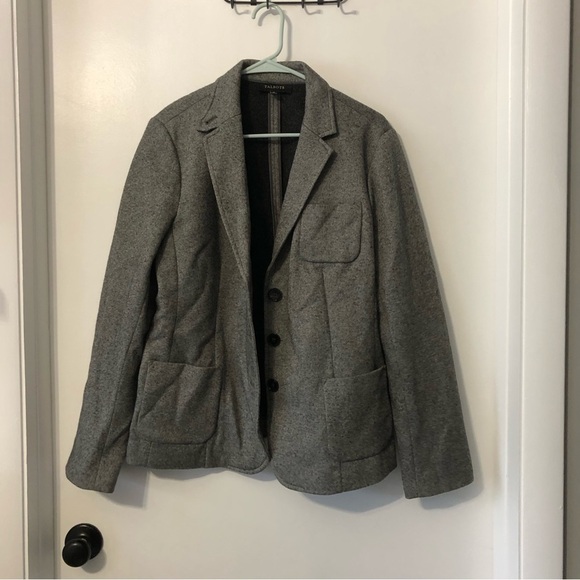 Talbots Gray Wool Blazer - Picture 9 of 9